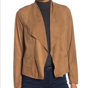 Max Studio Jacket Faux Suede in Vicuna